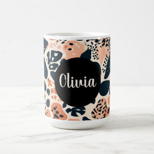Personalised Cheetah Leopard Animal Print Coffee Mug