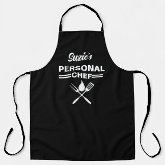 Personalised Chef Apron - Custom Name Kitchen Gift