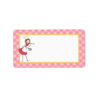 Personalised Chef Custom Label in Medium