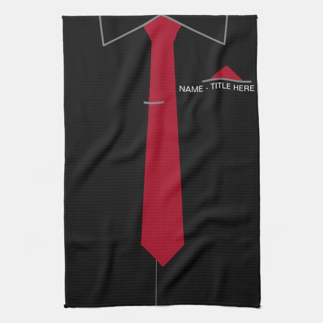 Personalised Chef Kitchen Towel (Vertical)