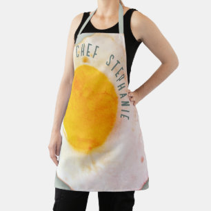 Personalised Chef Name Funny Retro Food Pastel  Apron