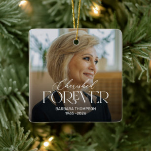 Personalised Cherished Forever Memorial Ornament