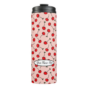 Personalised Cherries Jubilee Thermal Tumbler