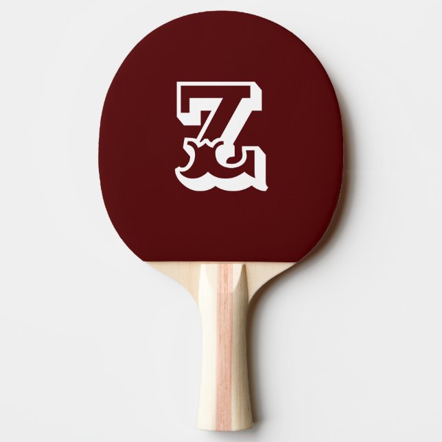 Personalised Cherry Blossom Ping Pong Paddle (Back)