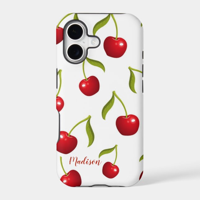 Personalised Cherry Phone Case (Back)
