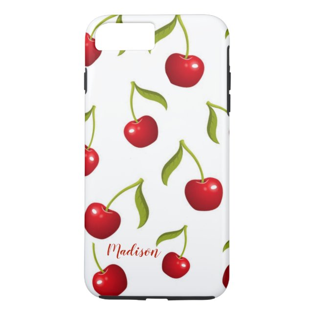 Personalised Cherry Phone Case (Back)