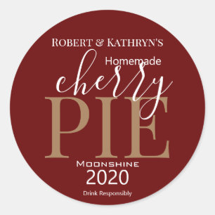 Personalised "Cherry Pie" Label