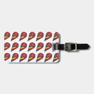 Personalised Cherry Snocone Sno Cone Shaved Ice Luggage Tag