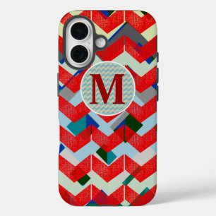 Personalised Chevron iPhone 16 Case