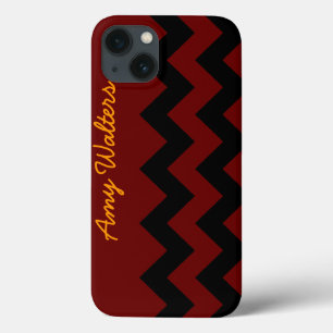 personalised chevron iPhone 13 case