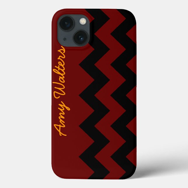 personalised chevron Case-Mate iPhone case (Back)
