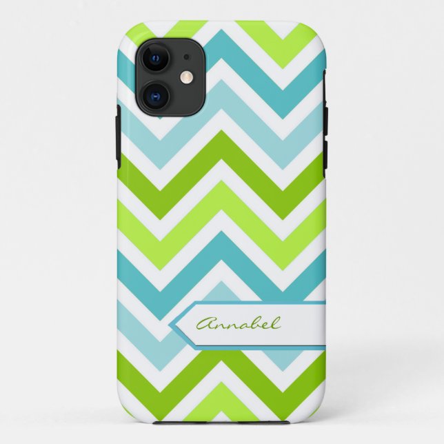 Personalised Chevron iPhone 5S Case (Back)