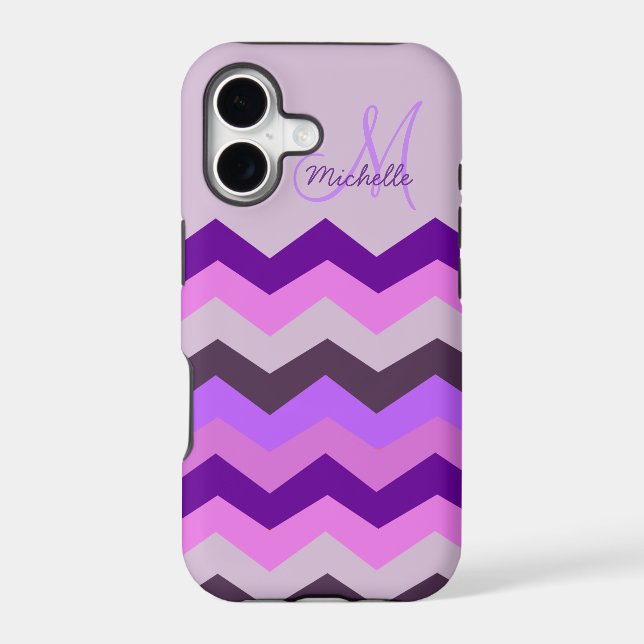 Personalised Chevron Purple Blast (Back)