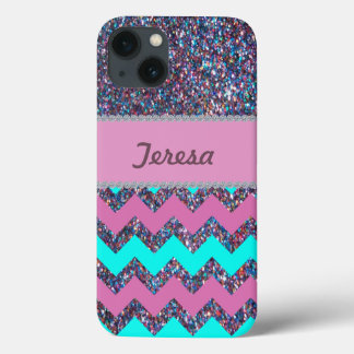 Personalised Chevron ZigZag iPhone 6, Tough Xtreme iPhone 13 Case