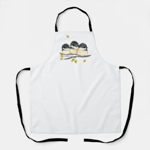 Personalised Chickadee Bird Apron
