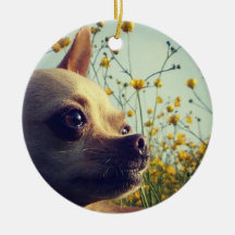 Personalised chihuahua double sided