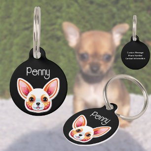 Personalised Chihuahua Puppy Dog Name Pet Tag
