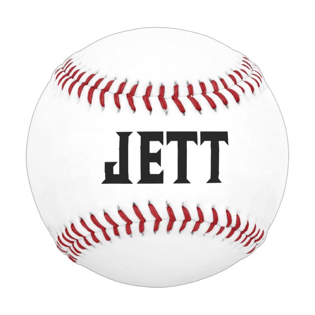 Personalised Child Name  Baseball (Front)