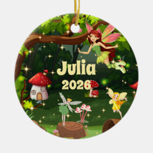 Personalised Child Name Fairy Ornament