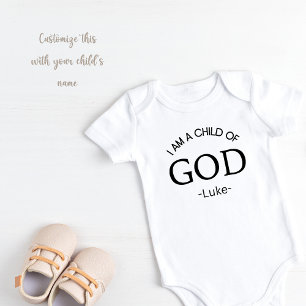 Personalised Child of God  Baby Bodysuit