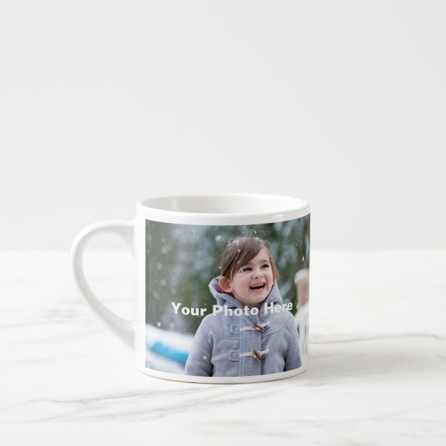 Personalised Child Photo Espresso Mug (Left)