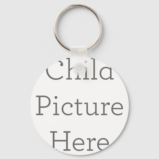 Metal Circle Keychain, 2" (Front)