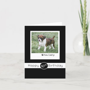 Personalised Children Birthday Cards - Dog Card