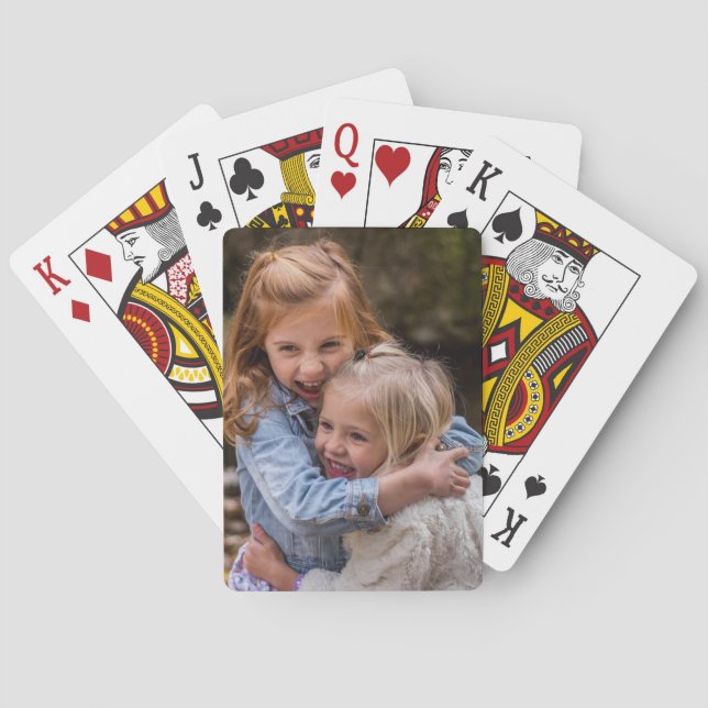Personalised Children Photo Playing Cards (Back)