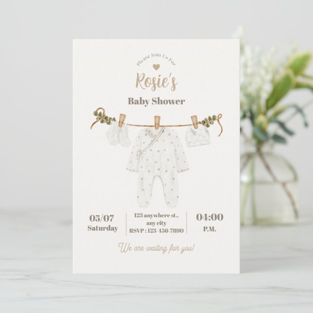 Personalised Children’s Birthday Invitation (Standing Front)