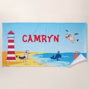 Personalised Children's Beach Towel