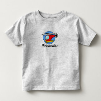 Personalised Childrens Kids Helicopter T Shirt