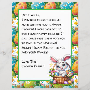 Personalised Children's Letter from Easter Bunny