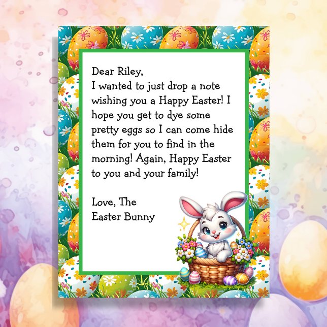Personalised Children's Letter from Easter Bunny (Creator Uploaded)