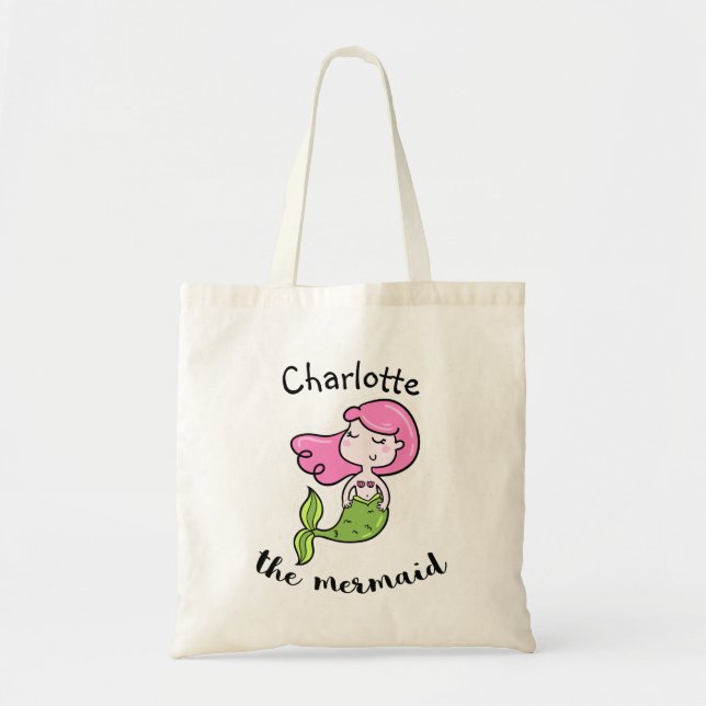 Personalised Children's Mermaid Tote (Front)