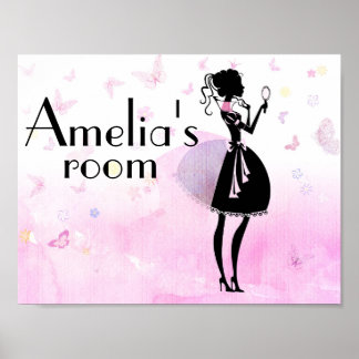 Personalised children's room sign
