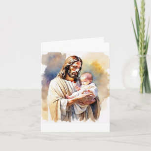 Personalised Child's Baptism Greeting Card