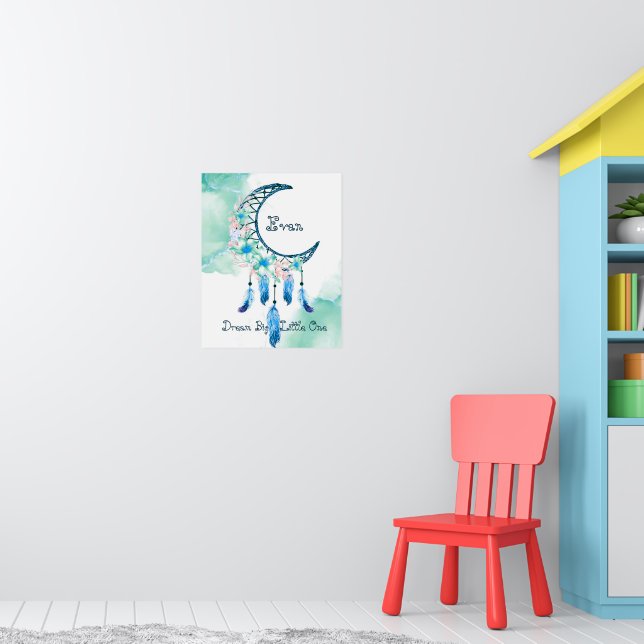 Personalised child's dreamcatcher    poster (Nursery 1)