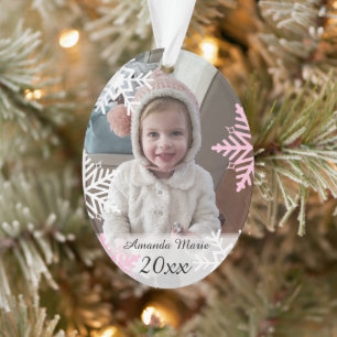 Personalised Child's Photo Christmas Keepsake Ornament