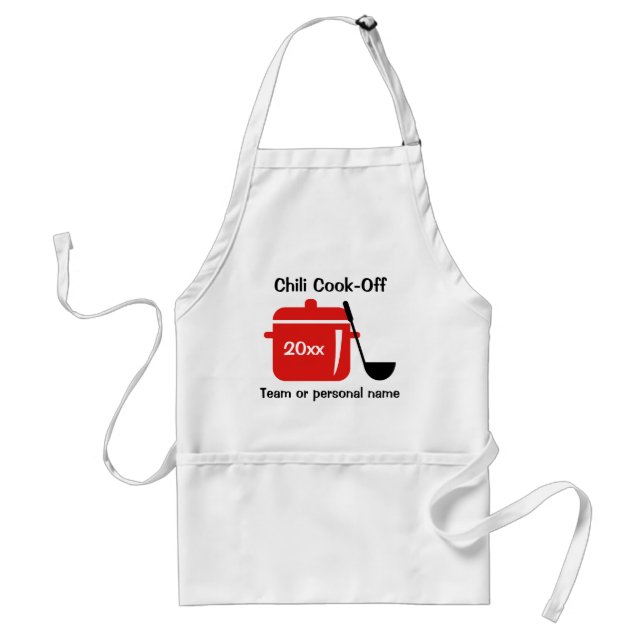 Personalised Chilli Cook-Off Standard Apron (Front)