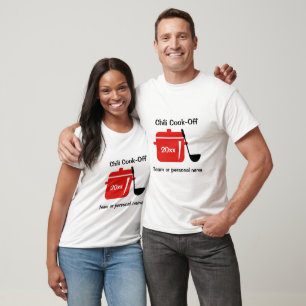 Personalised Chilli Cook-Off T-Shirt