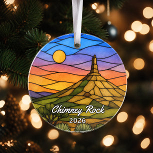 Personalised Chimney Rock Historic Site Acrylic Or Ornament