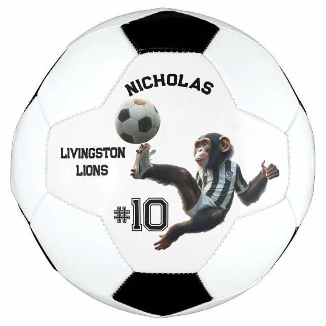 Personalised Chimp Football (Front)