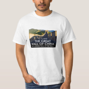 Personalised China Great Wall Commemorative T-Shirt