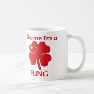 Personalised Chinese Kiss Me I'm Fung Coffee Mug