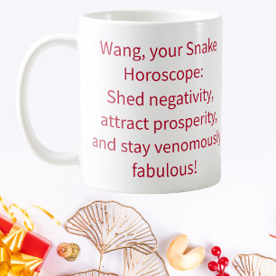 Personalised Chinese New Year Fortune Coffee Mug