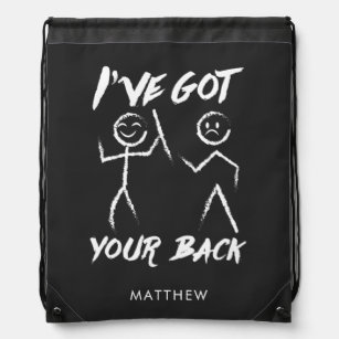 Personalised Chiropractor Got Your Back Cute Drawstring Bag