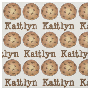 Personalised Chocolate Chip Cookie Cookies Fabric