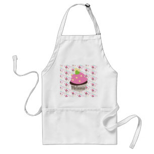 Personalised Chocolate Cupcake Bakery Custom Name Standard Apron