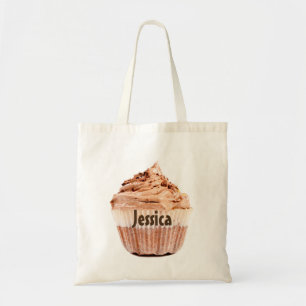 Personalised Chocolate Cupcake Tote Bag