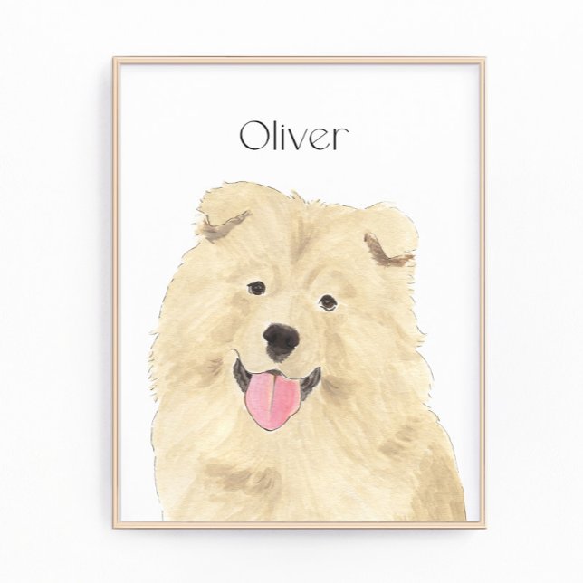 Personalised Chow Chow Dog Art Photo Print (Creator Uploaded)